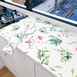 Cuộn 10M Decal dán bếp tráng nhôm, giấy dán tường chống đầu mỡ chịu nhiệt độ cao mã QD07A
