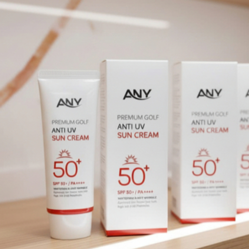 [5Tuýp +Tặng 5Nạ] Kem Chống Nắng Any 60ml Premium Golf Anti UV SPF 50+ Chính hãng tặng kèm 5 mặt nạ.
