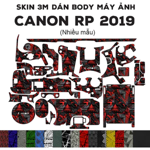 Skin 3M dán Canon EOS RP (Nhiều mẫu) | Miếng film dán chống bám bẩn cho body Canon RP