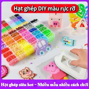 【2.66mm】Hạt ghép DIY màu rực rỡ bộ đầy đủ phụ kiện cao cấp nhiều mẫu cách chơi