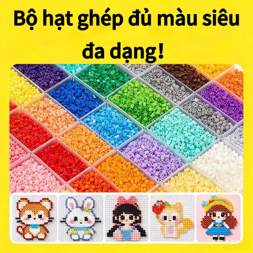 【2.66mm】Hạt ghép DIY màu rực rỡ bộ đầy đủ phụ kiện cao cấp nhiều mẫu cách chơi
