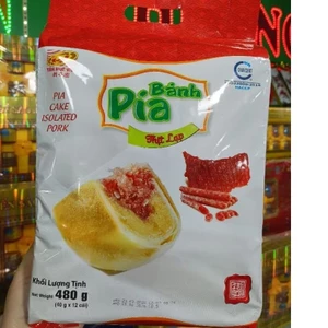 Bánh pía thịt lạp Tân Huê Viên 480g ( 12 Cái × 40g ) - đặc sản Sóc Trăng