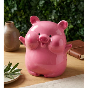 Heo đất Maison mẫu HEO BÁNH BAO size đại,dễ thương