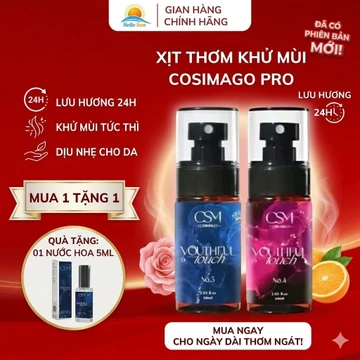Xịt Khử Mùi Cosima Pro, Xịt khử Mùi Nách, Xịt Nách Khử Mùi Hôi Nách Nam Nữ Xịt Thơm Toàn Thân Cosima Shop Hello Sun