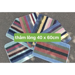 ⛔️THẢM LÔNG LỖI 41X63cm hàng xuất Nhật châu âu Kamet MoHa lông siêu mềm ,mịn thấm nước chống trượt #thảmikea #thảmvnxk