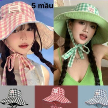 Mũ Chống Nắng, Mũ Tai Bèo Rộng Vành Gia Dụng ĐK