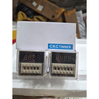 Timer DH48 SS - DH48 2Z, đồng hồ hẹn giờ thiết bị, rơ le thời gian (đã gồm đế)