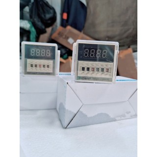 Timer DH48 SS - DH48 2Z, đồng hồ hẹn giờ thiết bị, rơ le thời gian (đã gồm đế)