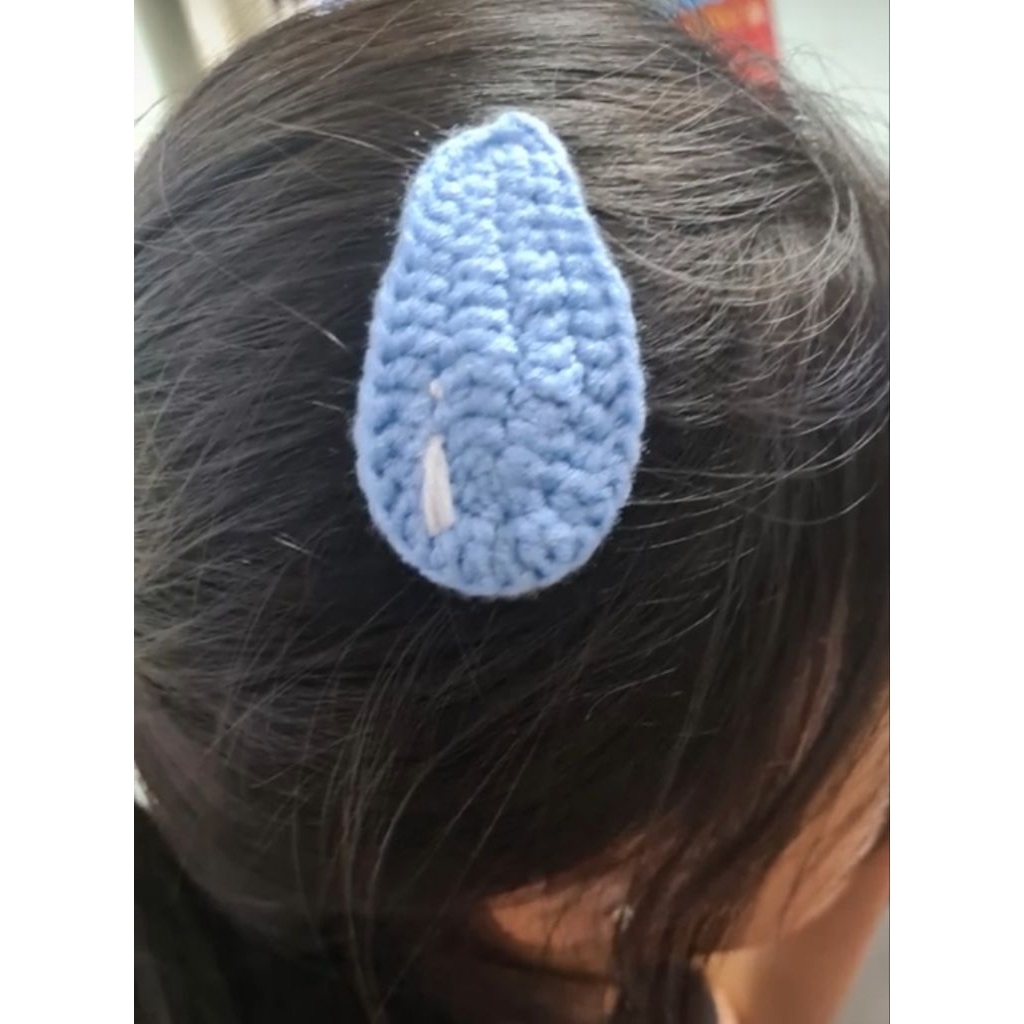Kẹp Tóc Cảm Xúc Len