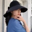 Mũ chống nắng mùa hè ngoài trời chống tia cực tím rỗng Mũ mở rộng vành lớn có khăn D34