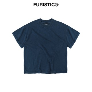 Áo Thun Tay Ngắn Form Boxy Hiệu Ứng Washed Blue / Furistic Washed Deep Blue Boxy Tshirt