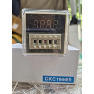 Timer điện tử DH48S-2Z delay time relay 8 chân tròn điện áp 220VAC kèm chân đế PF083A