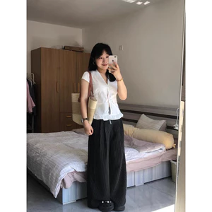 Áo Kiểu Nữ Cộc Tay Cổ V Thanhhuyen clothings2 . Áo Tiểu Thu Cộc Tay Thắt Nơ Dễ Phối Đồ Đi Chơi Dạo Phố
