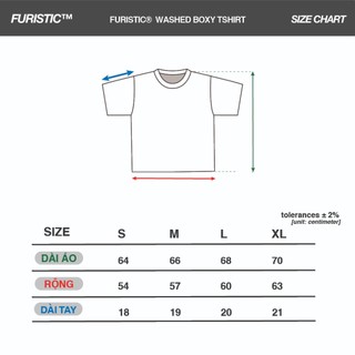 Áo Thun Tay Ngắn Form Boxy Hiệu Ứng Washed Blue / Furistic Washed Deep Blue Boxy Tshirt