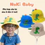 TH (SIZE 1-3 TUỔI) Mũ nón kèm kính chắn gió nhiều mẫu mã cho bé trai bé gái, kèm kính cản bụi