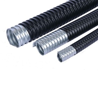 50 Mét Ruột gà thép luồn dây điện đường kính ngoài 25 đường kính trong 20 loại 3/4", đầu nối răng ngoài, nút bịt