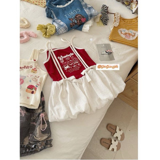 Váy 2 dây bé gái chất mềm mát, nhẹ, xinh xắn dễ thương cho bé