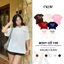 Áo Thun Nữ Boxy CỔ TIM Premium Cotton 260gsm dày dặn mềm mịn vải mát tay lỡ CKOR