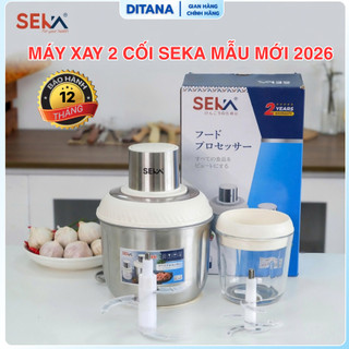 Máy Xay Thịt Đa Năng SEKA S2289 - 2 CỐI XAY 6 LƯỠI DAO MẠNH MẼ, ĐA NĂNG, TIỆN LỢI GẤP ĐÔI BẢO HÀNH 12 THÁNG