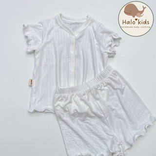 Bộ cộc tay cotton gân modal siêu mát ,mềm mịn cho bé