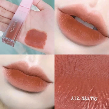 Son nâu tây son nâu đất, son tone tây son nâu lạnh, son màu nude không kén da, chất son mềm mịn