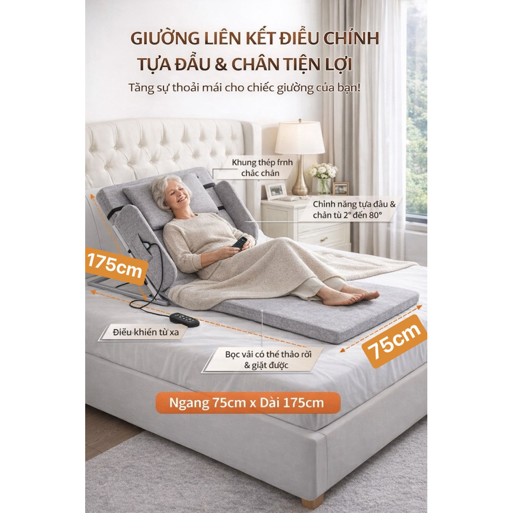 Giường nâng hạ tự động