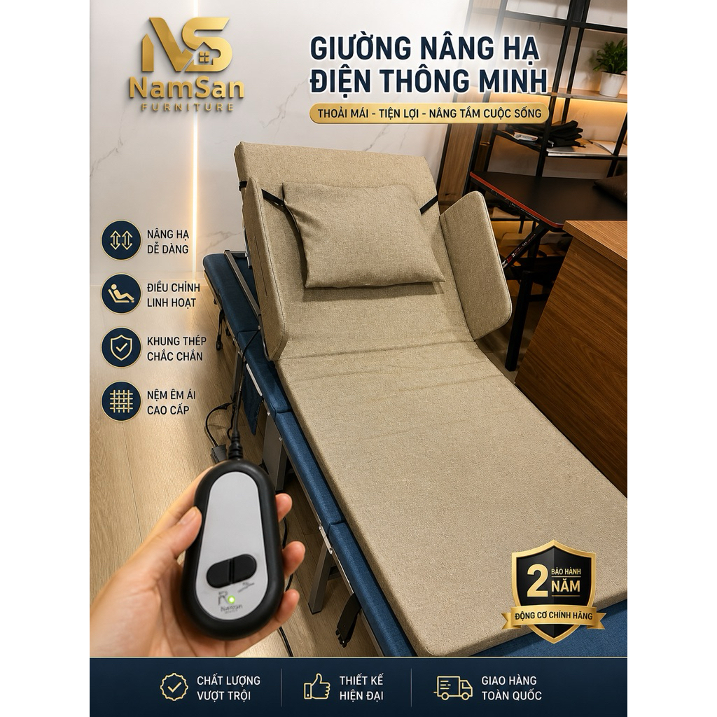 Giường nâng hạ tự động