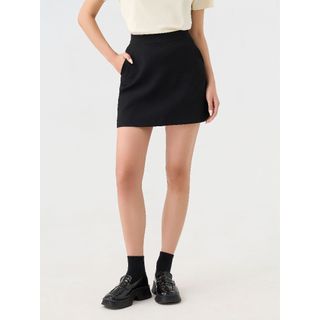 Chân váy chữ A nữ YODY co giãn thoải mái thấm hút tốt, mềm mịn WOSK26A001