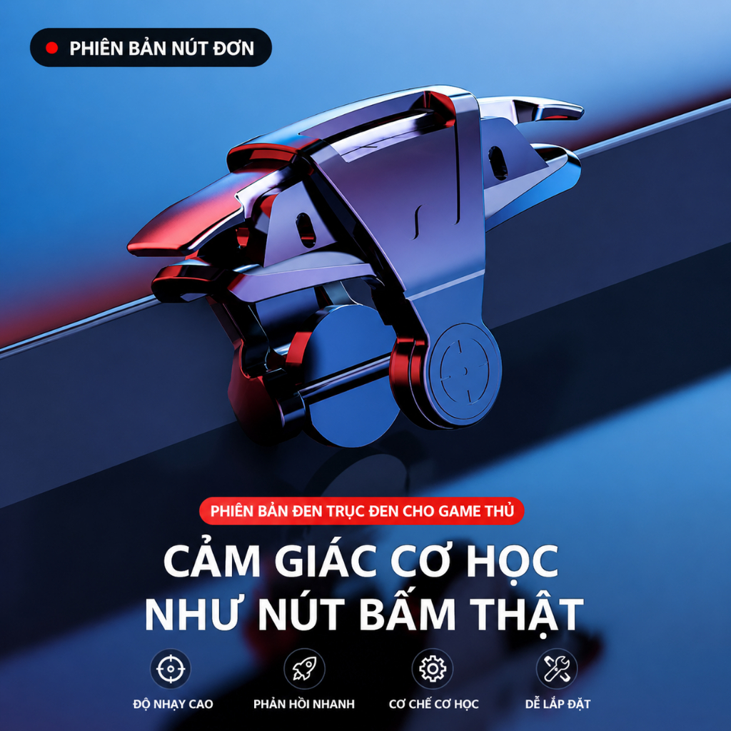 Nút Bấm Chơi Game M9, Nút Cơ Siêu Nhạy Cho Các Dòng Game Mobile