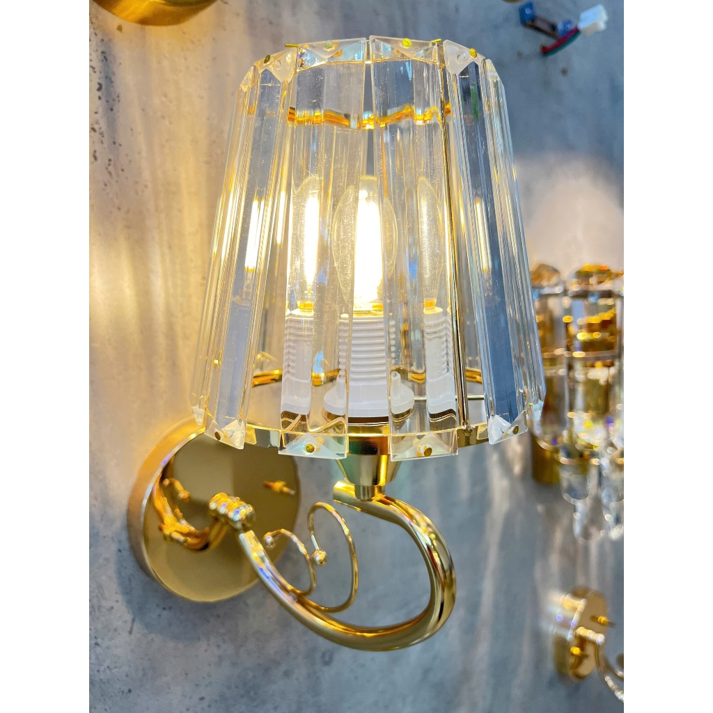 Đèn tường pha lê EVA APT505 kiểu dáng hiện đại decor phòng khách, phòng ngủ, cầu thang bảo hành 12 tháng