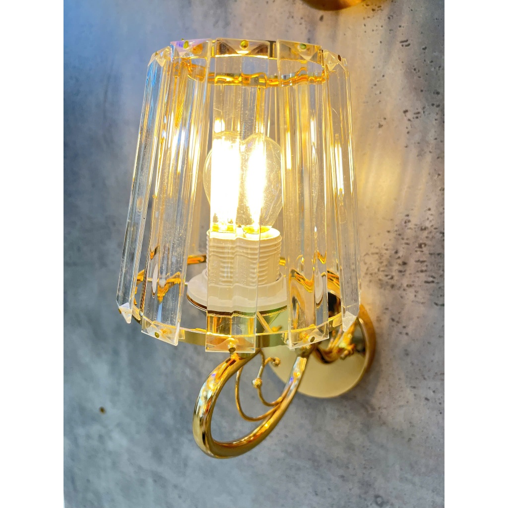 Đèn tường pha lê EVA APT505 kiểu dáng hiện đại decor phòng khách, phòng ngủ, cầu thang bảo hành 12 tháng