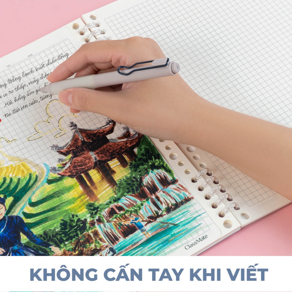 Bìa Sổ Còng Classmate Sổ Còng Thay Được Giấy, Viết Không Cấn Tay, Sổ Còng Nhựa, Còng Kim Loại, Sổ Ghi Chép