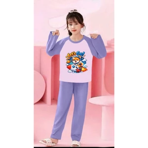 🌸 BỘ ĐỒ BÉ GÁI DÀI TAY – HÌNH CỰC ĐÁNG YÊU 🐱💕 DS734