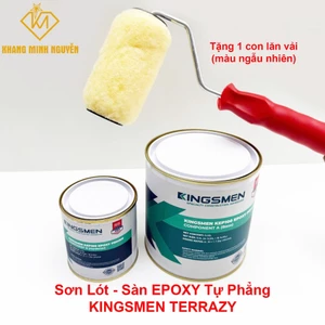 Sơn Lót Epoxy Kingsmen KEP100 – Primer Khóa Nền Bê Tông, Chống Bụi, Tăng Bám Dính Sơn Sàn