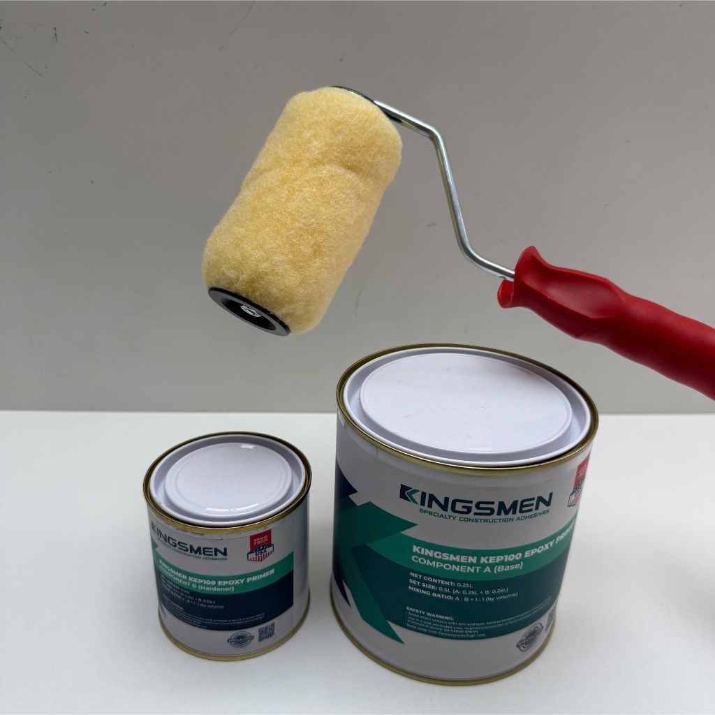 Sơn Lót Epoxy Kingsmen KEP100 – Primer Khóa Nền Bê Tông, Chống Bụi, Tăng Bám Dính Sơn Sàn