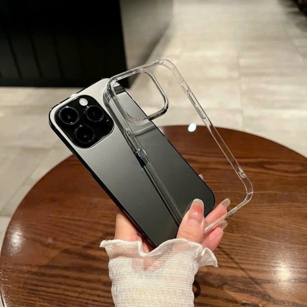 Ốp iphone điện thoại trong suốt TPU dẻo, chống sốc bảo vệ camera Ip 16/ 16 Plus /16 Pro /16 Pro Max