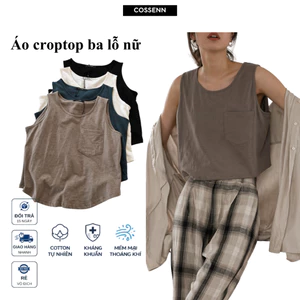 Áo Croptop Nữ COSSENN – Combo Giá Tốt, Cotton Mát, Form Xinh Dễ Phối
