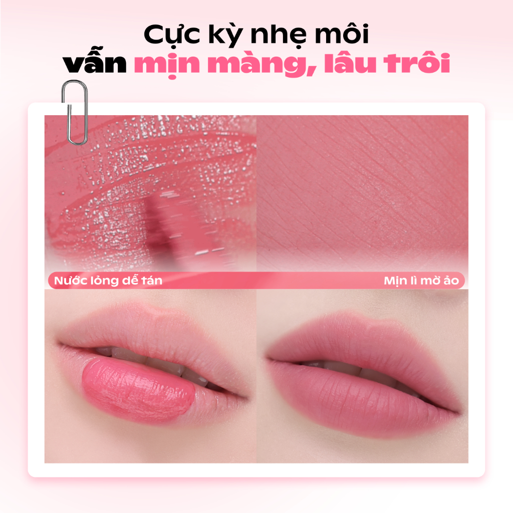 [HOT] Son Tint Nước Mịn Lì Thuần Chay SUGARPLUM MistyNow Blurring Tint (3.8g)