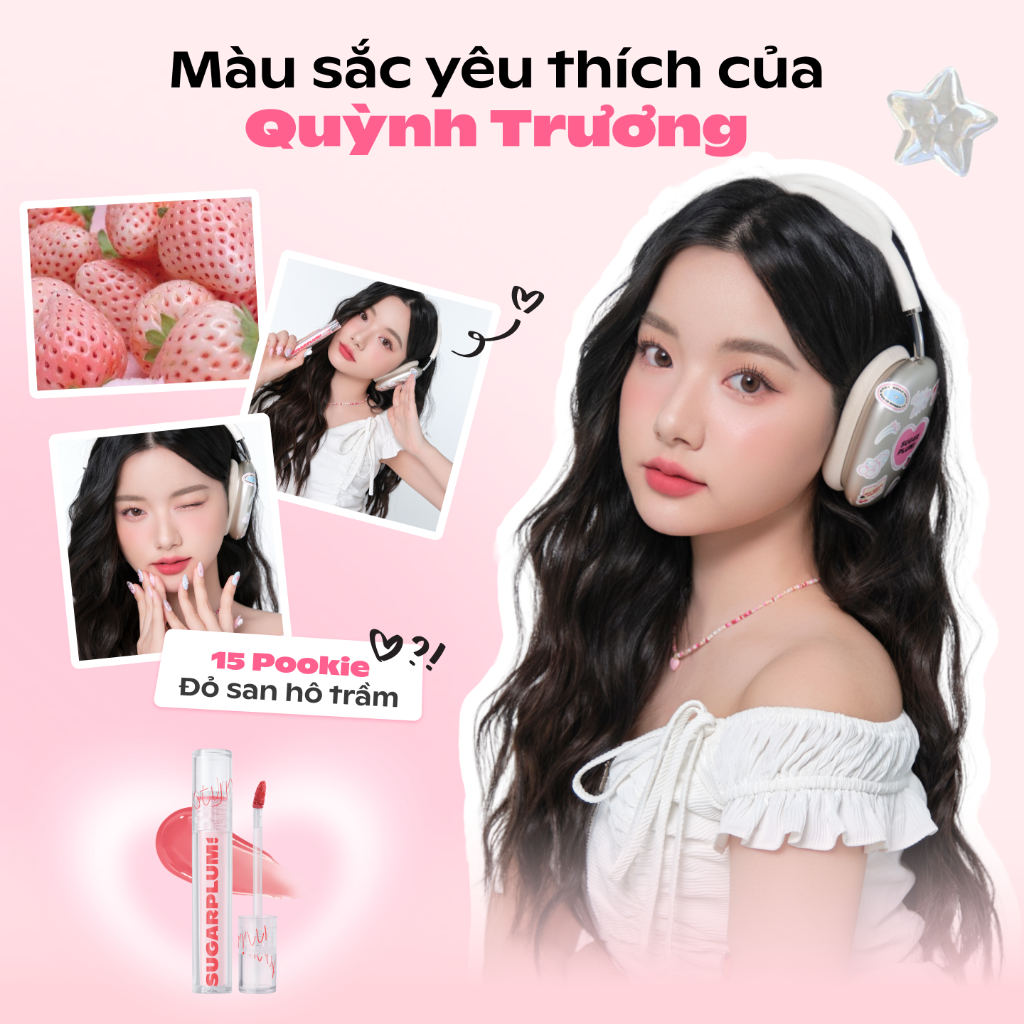 [LS] Combo 2 Son Tint Nước Mịn Lì Thuần Chay SUGARPLUM MistyNow Blurring Tint (3.8g x 3.8g)