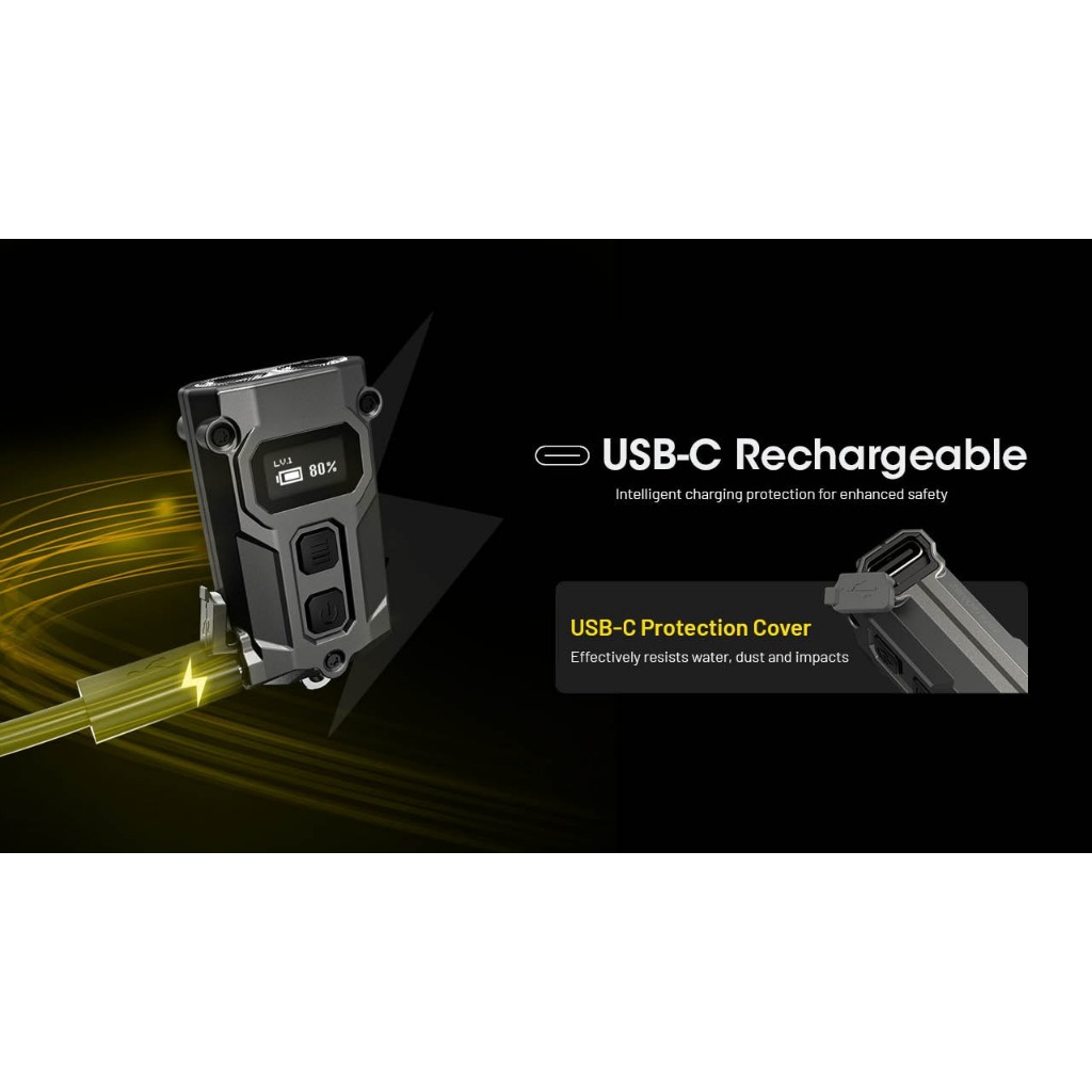 Đèn pin móc khóa mini NITECORE TINI 3 (600 LUMEN) - MÀU CAM