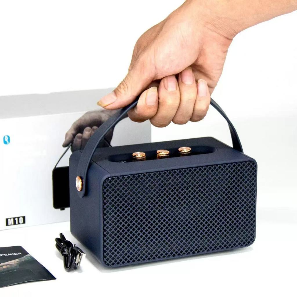 Loa Bluetooth  M10 CÔNG SUẤT 1*10W+2*5W  kèm dây sạc, pin trâu, mẫu đẹp kèm logo, bảo hành 12 tháng