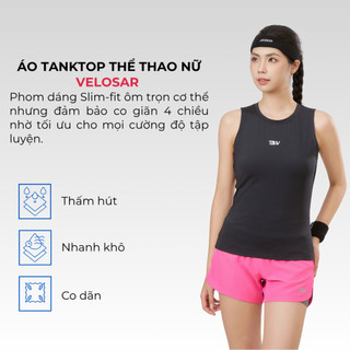 Áo Tanktop Thể Thao Nữ Velosar RTT-20087 Đa Năng Thoải Mái, Thấm Hút, Nhanh Khô