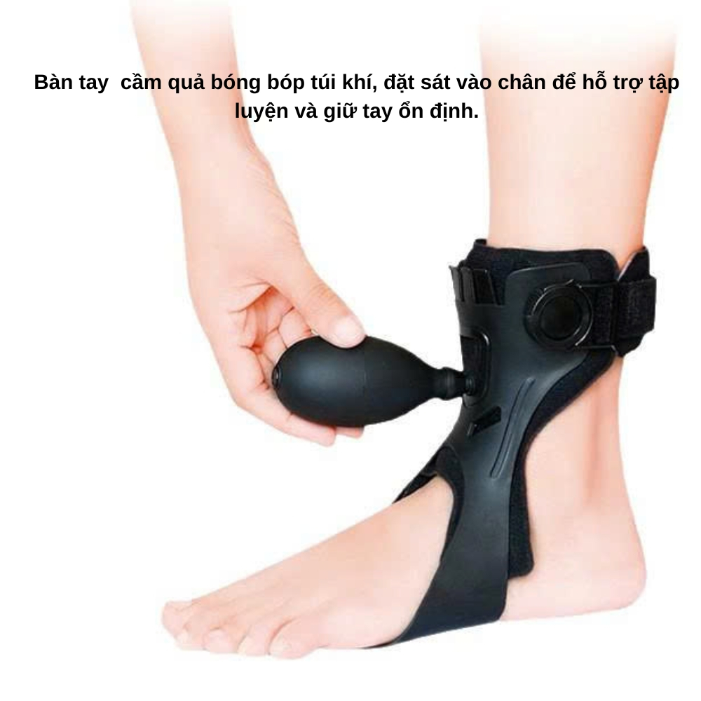 Nẹp cố định bàn chân, cổ chân chống bàn chân rũ quặp vào trong hoặc ra ngoài