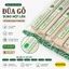 100 Đũa Gỗ Tách hàng chính phẩm cho quán takeaway
