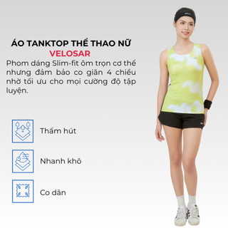 Áo Tanktop Thể Thao Nữ Velosar RTT-20081 Đa Năng Thoải Mái, Thấm Hút, Nhanh Khô