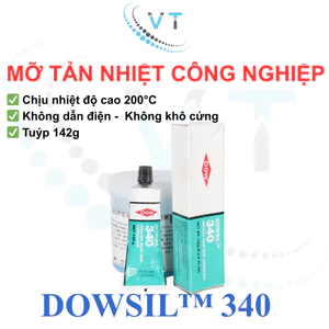 Keo tản nhiệt Dowsil 340 - Mỡ silicone dẫn nhiệt không khô Dow Corning 340 cho linh kiện điện tử, công suất lớn