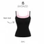 Áo 2 dây phối màu pastel MÙA HÈ nữ tính form ôm dáng vải cotton DAZZI Women A090