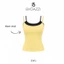 Áo 2 dây phối màu pastel MÙA HÈ nữ tính form ôm dáng vải cotton DAZZI Women A090