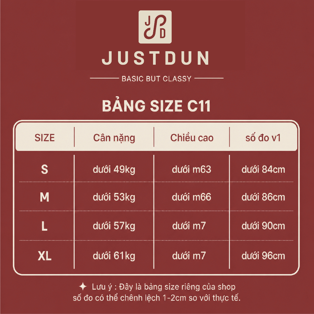 Áo Thun Nữ Ôm Body Cổ Vuông JUSTDUN C11 - Cotton Mịn, Co Giãn, Mềm Mại, Êm Ái, Thoáng Mát