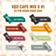 Kẹo cafe mix vị 100g, ít đường, ít calo, ăn kiêng, ăn vặt, đậm vị cà phê thơm ngon
